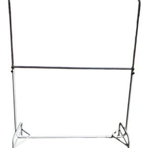 Perchero extensible 1,50 x 1,90 cromado con ruedas