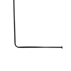 Caño Probador Para Vestidor L Negro