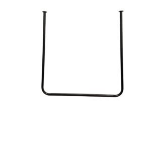 Caño Probador Para Vestidor U Negro